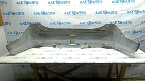 Bare rear bumper, lower part, Toyota Rav4 19-25, without parking sensors, structure, one-piece, non-factory cutout, scratches, tears