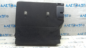 Right rear row backrest Toyota Rav4 19-25 fabric, black, hybrid, with belt, scratches on plastic, scratch on fabric