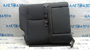 Right rear row backrest Toyota Rav4 19-25 fabric, black, hybrid, with belt, scratches on plastic, scratch on fabric