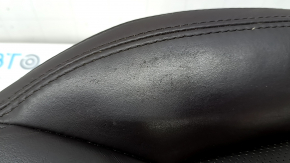 Mazda CX-5 17-23 driver's seat cushion upholstery, brown leather, heated, with blower fan, perforated, scuffed, scratches