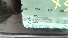 Rear left blind glass window BMW X3 F25 11-17 tinted, gloss black