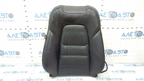 Mazda CX-5 17-23 passenger seat back upholstery, brown leather, heated, with blower fan, perforated, scratches