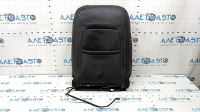 Mazda CX-5 17-23 passenger seat back upholstery, brown leather, heated, with blower fan, perforated, scratches