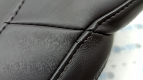 Mazda CX-5 17-23 passenger seat back upholstery, brown leather, heated, with blower fan, perforated, scratches