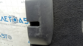 Left rear row backrest Toyota Rav4 19-25 fabric, black, hybrid, scratches on plastic