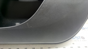 Door trim, front right card, Lincoln MKZ 17-20, black with black leather insert, black leather armrest, aluminum insert, under the tweeter, with illumination, with a handle, with central lock buttons, butt, for dry cleaning