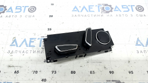 Lincoln MKZ 17-20 driver's seat control with lumbar support, with buttons black with chrome