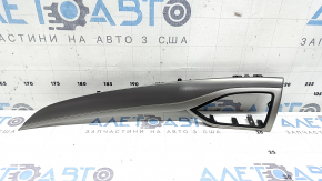Right front panel trim Lincoln MKZ 13-20 gray, scratches, broken mount