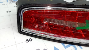 Left outer wing light for Lincoln MKZ 13-20, no glass, reflector peeled off