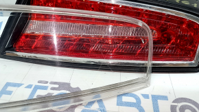 Lincoln MKZ 13-20 right outer fender light chipped, glass peeled off, scratches on glass, reflector peeled off