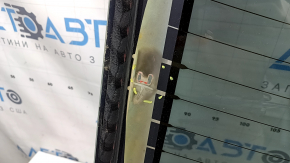 Lincoln MKZ 13-20 rear window, non-factory tinted, swollen tint, glued on, pin unsoldered