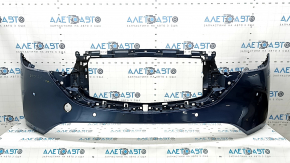 Front bare bumper Mazda CX-5 22-25 for parking sensors, blue, scratches