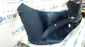 Front bare bumper Mazda CX-5 22-25 for parking sensors, blue, scratches