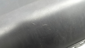 The rear bumper lip of the Mazda CX-5 22-25 is blue, torn, cracked, missing fragments, scratches
