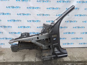Front left quarter of Mercedes W213 E 17-23 sawed off, graphite, without threshold