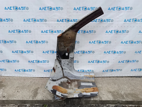 Front right quarter of Mazda CX-5 17-25, white, sawn off, without side member, burnt