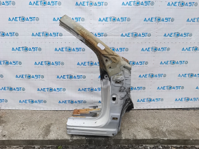 Front right quarter of Mazda CX-5 17-25, white, sawn off, without side member, burnt