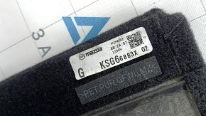 Mazda CX-5 22-25 black front trunk floor. Reversible, cleanable