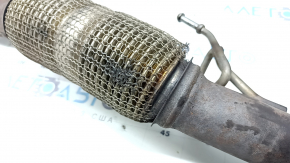 Exhaust manifold with catalytic converter Ford Fusion mk5 17-20 hybrid mesh is torn