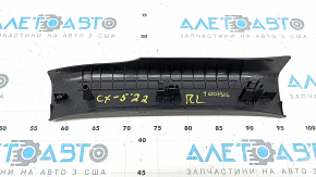 Rear left door sill trim Mazda CX-5 17-25 black, scratches
