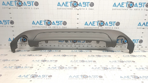BMW X1 F48 16-19 X-line rear bumper lip, Sport-line structure with 2 exhausts