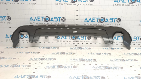 BMW X1 F48 16-19 X-line rear bumper lip, Sport-line structure with 2 exhausts