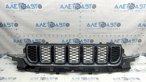 Radiator grille assembly Jeep Grand Cherokee WL 21-26 type 1, gloss black, chrome