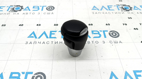 Mazda CX-5 17-24 gear knob, black leather, knobs