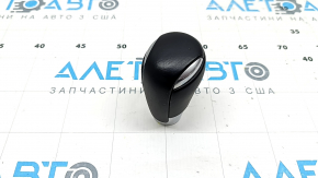 Mazda CX-5 17-24 gear knob, black leather, knobs