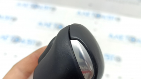 Mazda CX-5 17-24 gear knob, black leather, knobs