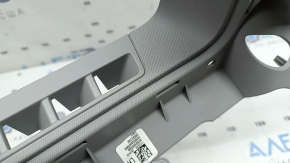 Rear pillar trim behind the window, left, Jeep Grand Cherokee WL 22-23, front part, gray, scratched