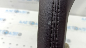 Right side center console trim Mazda CX-5 17-25, brown leather, needs cleaning, scratch