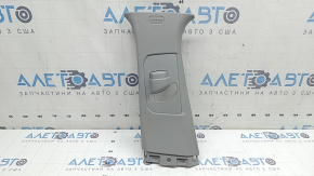 Center pillar trim, upper belt, left, Jeep Grand Cherokee WL 21-23, gray, with plug, scratches