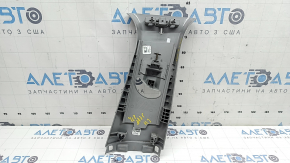 Center pillar trim, upper belt, left, Jeep Grand Cherokee WL 21-23, gray, with plug, scratches