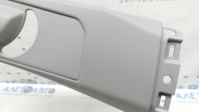 Center pillar trim, upper belt, right, Jeep Grand Cherokee WL 21-23, gray, with plug, scratches