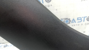 Lower left center pillar trim for Jeep Grand Cherokee WL 21-26, black, scratches, broken guide