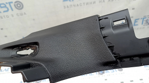 Lower left center pillar trim Jeep Grand Cherokee WL 21-26 lower part, black, worn