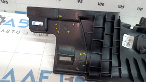 Lower right center pillar trim Jeep Grand Cherokee WL 21-26 lower part, black, scratches, broken fasteners