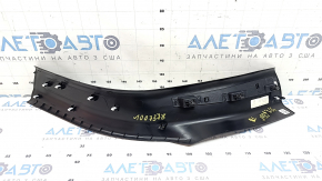 Inner rear left door sill trim for Jeep Grand Cherokee WL 22-26, black, scratches, broken fastening, broken guide