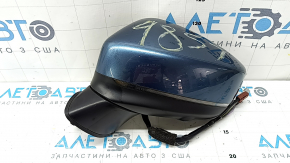 Left side mirror assembly Mazda CX-5 21-23 9+5 pin, BSM, heated, turn signal, auto-folding, camera, blue