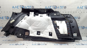 Left arch trim Jeep Grand Cherokee WL 22-26 black, plastic, with overlays, scratches, worn