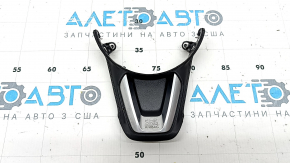 Mazda CX-5 17-25 steering wheel cover for heated steering wheel, black leather, scratches