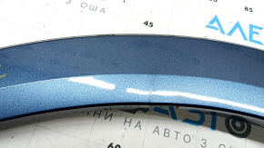 Rear left fender arch trim Mazda CX-5 22-24 blue, broken mount, crack, bend