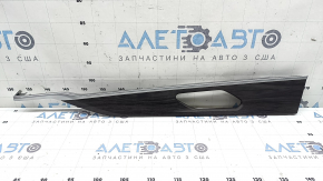 Jeep Grand Cherokee WL 22-24 rear right door panel trim, lower, wood-like, with chrome, scratches