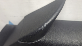 Door trim card front right Ford Mustang mk6 18-20 black, insert black fabric, armrest black leather, with handle, scratches, dent