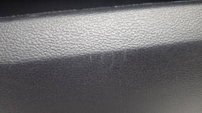 Door trim card front right Ford Mustang mk6 18-20 black, insert black fabric, armrest black leather, with handle, scratches, dent