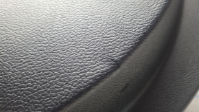 Door trim card front right Ford Mustang mk6 18-20 black, insert black fabric, armrest black leather, with handle, scratches, dent