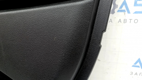 Door trim panel front right complete Jeep Grand Cherokee WL 21-26 black, ALPINE, armrest and insert black leather, white stitching, wood insert, chrome, scratches