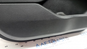 Door trim panel front right complete Jeep Grand Cherokee WL 21-26 black, ALPINE, armrest and insert black leather, white stitching, wood insert, chrome, scratches