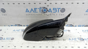 Right side mirror assembly Jeep Grand Cherokee WL 21-24 8+4 pins, turn signal, heated, BSM, chrome housing, black
